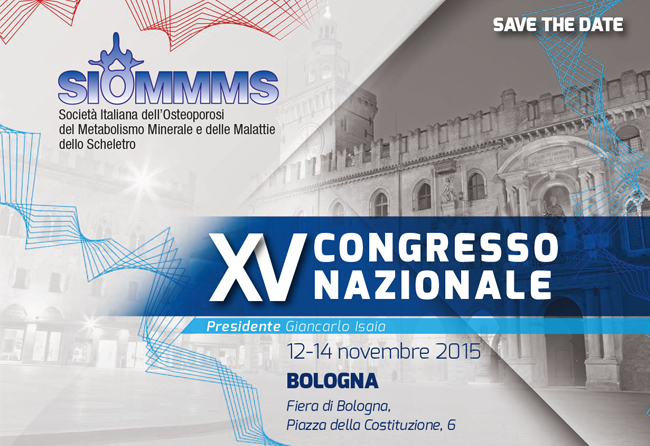 XV Congresso SIOMMMS, Bologna 12-14 Novembre