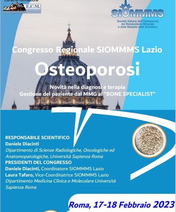 Congresso Regionale SIOMMMS Lazio – Osteoporosi