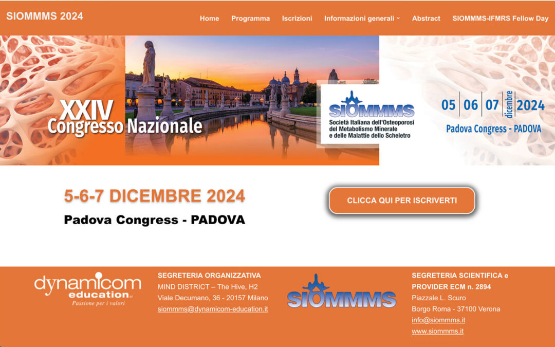 XXIV Congresso Nazionale SIOMMMS