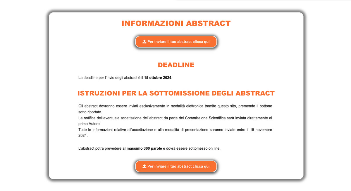 XXIV Congresso Nazionale SIOMMMS – Abstract